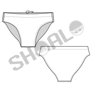 SHOALO Custom Design - Mens Swim Brief / Trunks