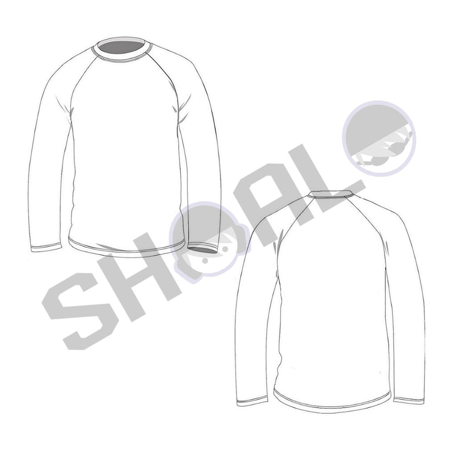 SHOALO Custom Design - Unisex Sports Sublimation Long Sleeve Shirt