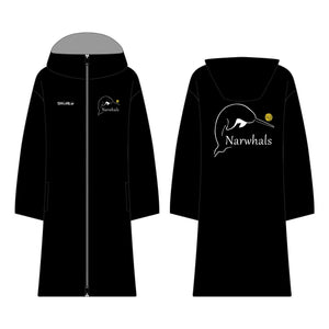 SHOALO Custom Design - Unisex Hooded Waterproof Parka / Robe / Jacket