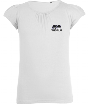 SHOALO UWH Head Logo - Girl's T-Shirt / Tee - White - Front