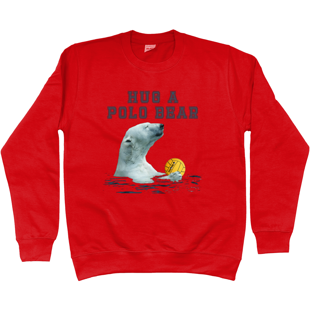 SHOALO Hug A Polo Bear Unisex Jumper Sweatshirt
