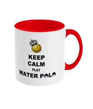 SHOALO Keep Calm and Play Water Polo -Two Toned Mug