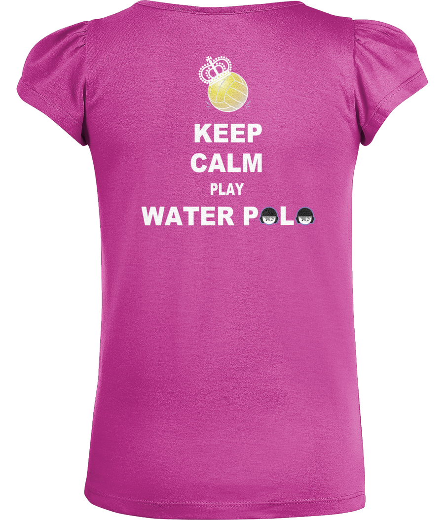 SHOALO Keep Calm Play Water Polo - Girl's T-Shirt / Tee -Front